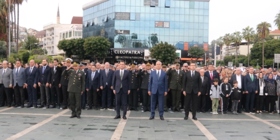 Atatürk Alanya’da anıldı