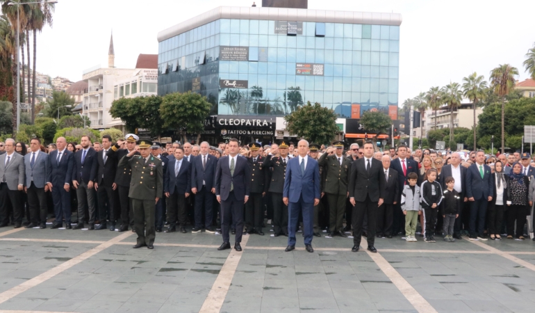 Atatürk Alanya’da anıldı