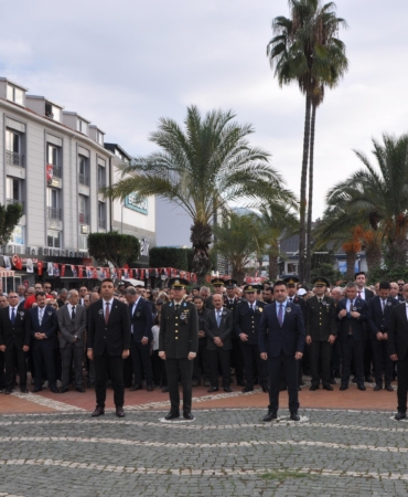 Gazipaşa’da Atatürk’ü anma töreni yapıldı