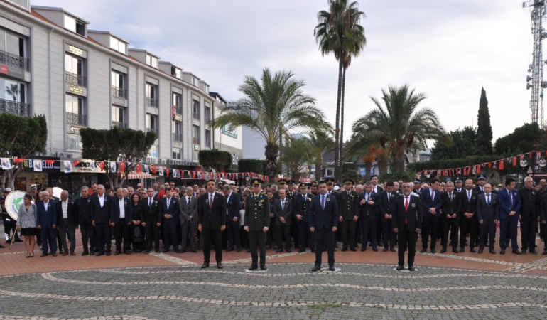 Gazipaşa’da Atatürk’ü anma töreni yapıldı