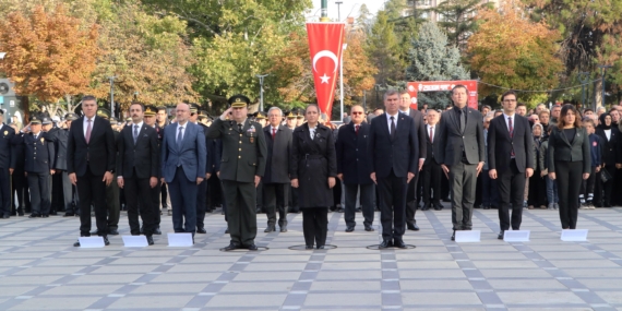 Burdur’da 10 Kasım töreni