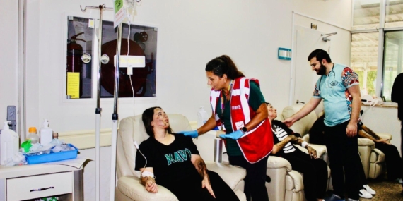 Hastanede afet tatbikatı