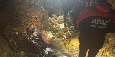 35 metrelik falezlerden düşen kişi hayatını kaybetti