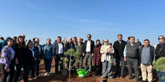 Serik’te fidanlar toprakla buluştu