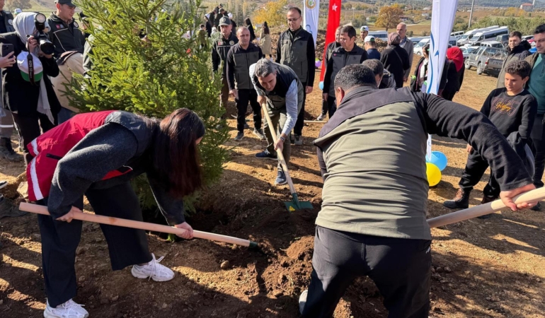 Fidanlar toprakla buluştu