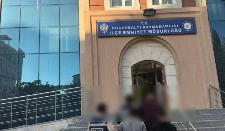 Döşemealtı’nda 3 akü hırsızlığı şüphelisi gözaltında