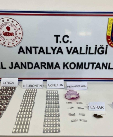 Alanya’da uyuşturucu baskını