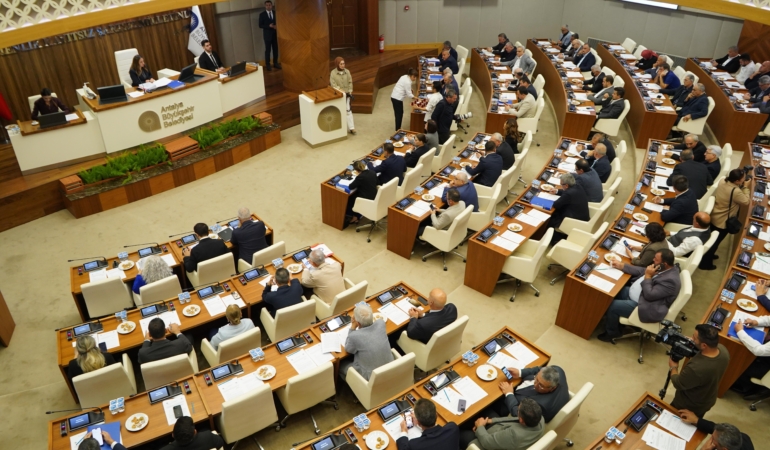 Antalya Büyükşehir Meclisi kasım ayı toplantısı yapıldı