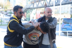 Kaldırımda yürüyen Ukraynalı kadını darbedip yaralayan şüpheli gözaltında (2)