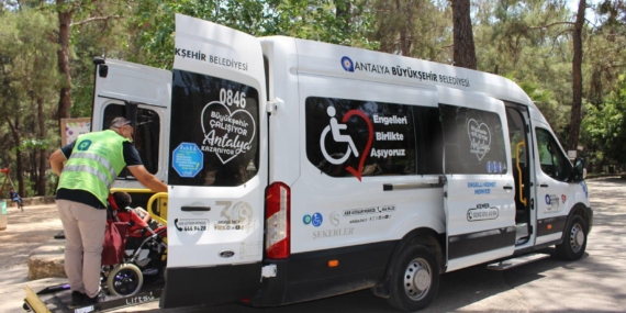 Engelsiz hizmet aracı hayat kolaylaştırıyor