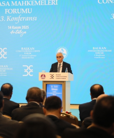 Anayasa Mahkemesi Başkanı Özkaya: Balkanlara özgü bir anayasal dayanışma modeli ortaya çıkacak