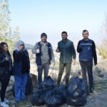 Baraj çevresini temizlediler