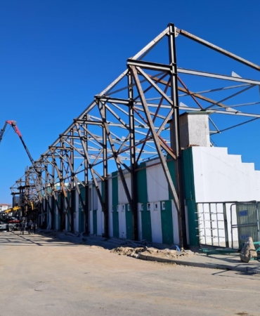 İsmail Ogan Stadyumu’nda çalışmalar sürüyor