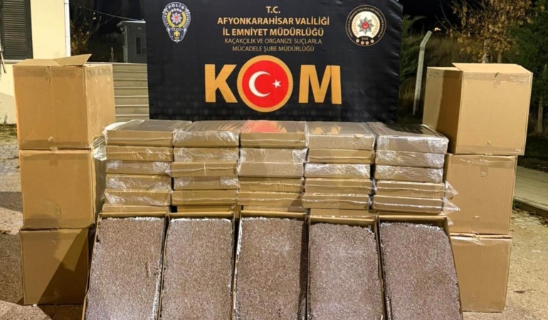 Polisten kaçak tütün operasyonu