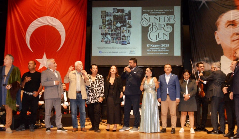 Antalya’da iz bırakanlar sahnede