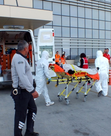 Burdur Devlet Hastanesi’nde tatbikat