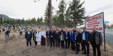 Ferdi Zeyrek anısına zeytinlik oluşturuldu