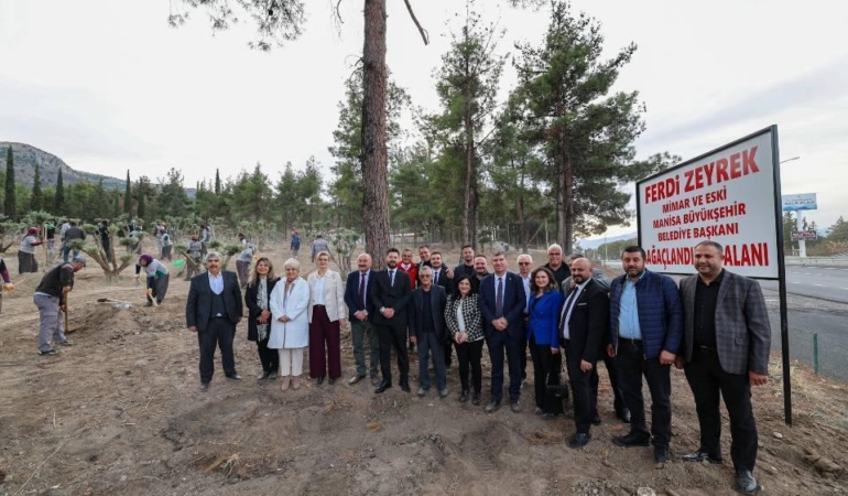 Ferdi Zeyrek anısına zeytinlik oluşturuldu