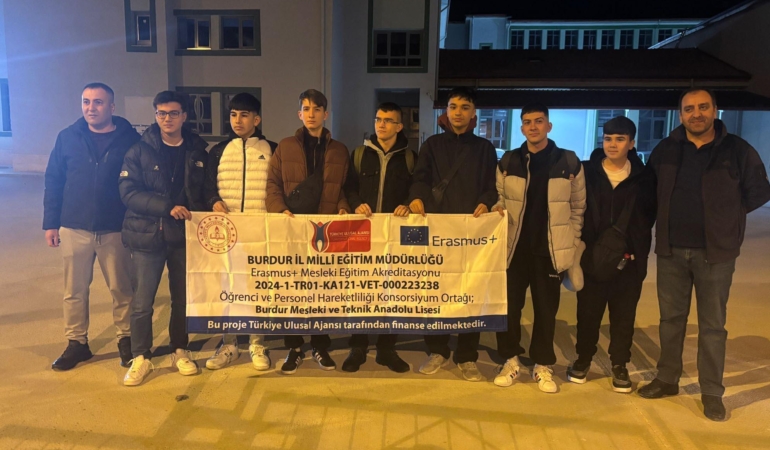 Burdurlu öğrenciler İtalya’da