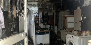 Tamirhanede yangın hasara neden oldu