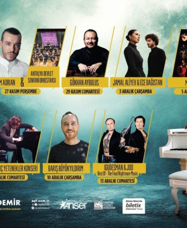 Antalya’nın çeyrek asra ulaşan piyano festivali başlıyor