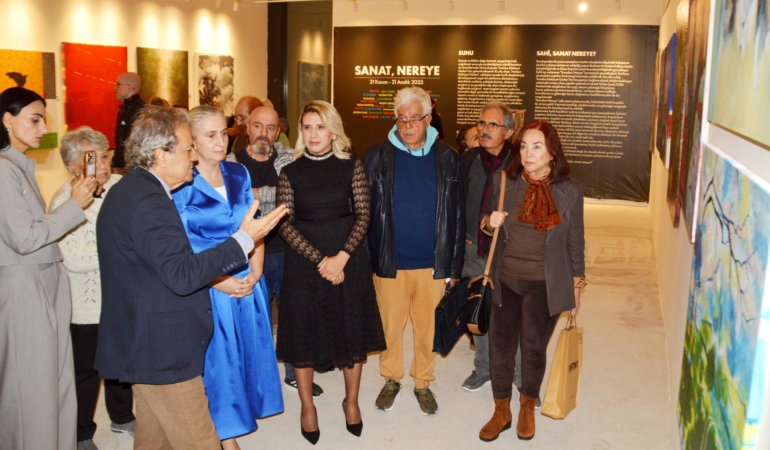 Antalya’da ‘Sanat, Nereye?’ sergisi