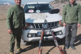 Kaçak avcılık yapan 4 kişi hakkında idari işlem