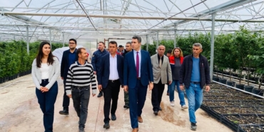Kaymakamdan üreticilere ziyaret