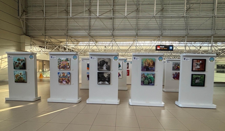 Fraport TAV Antalya Airport’ta ‘OvooArt Air Space Antalya’ sergisi