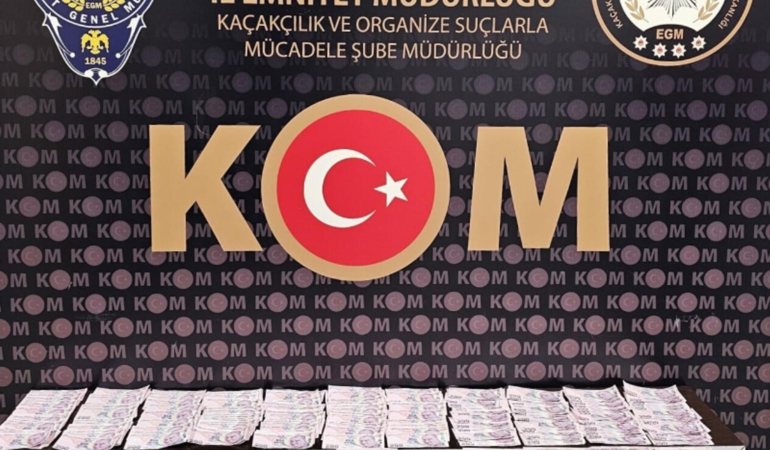 Antalya’da sahte para operasyonu: 2 tutuklu