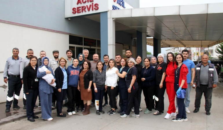 Hastanedeki tatbikat gerçeğini aratmadı