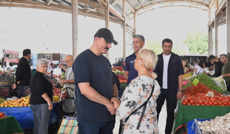 Kotan, Pazar Esnafıyla Sorunları Görüştü