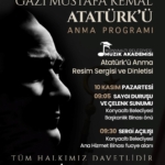 Atatürk’ü Anma Programı Konyaaltı’nda Düzenleniyor