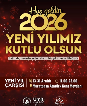 Adalya Vakfı Yeni Yıl Çarşısı Açılıyor!