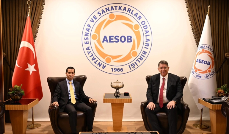 İdris Cirit’e Esnaf ve Sanatkarlar’dan Veda Ziyareti