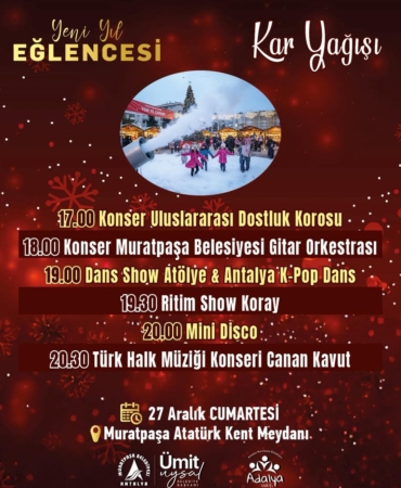Yeni Yıl Çarşısı’nda Eğlence Dolu Bir Cumartesi!