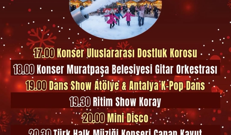 Yeni Yıl Çarşısı’nda Eğlence Dolu Bir Cumartesi!