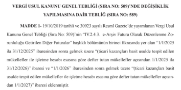 Esnaf İçin E-Arşiv Fatura Düzenleme Süresi Uzatıldı