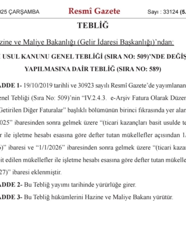 Esnaf İçin E-Arşiv Fatura Düzenleme Süresi Uzatıldı