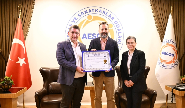 Olcay Arda’ya Mali Müşavirlik Ruhsatı Töreni