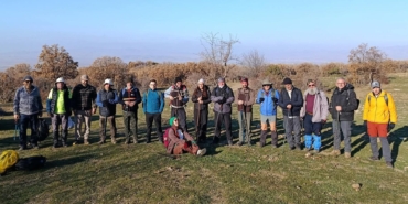 Doğaseverler Elbiz kanyonunda yürüdü