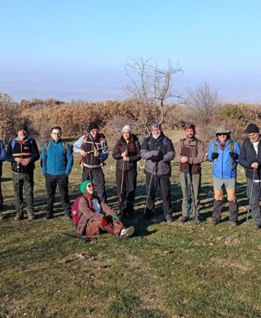 Doğaseverler Elbiz kanyonunda yürüdü