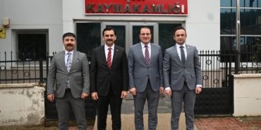 Kaymakam Türker meslektaşlarını ağırladı