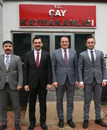 Kaymakam Türker meslektaşlarını ağırladı