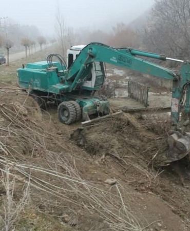 Çay Deresi’nde temizlik çalışması