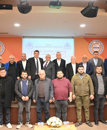 Antalya Madeni Eşya Esnafı Yeni Yönetimle Yola Çıktı