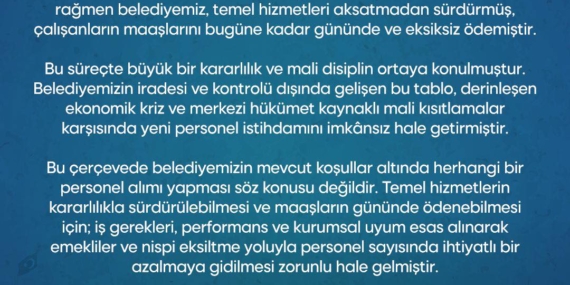 Mali Disiplinle Temel Hizmetler Süreklilik Kazandı