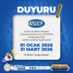 2026 Tapdk Süre Uzatım Başvuruları Başladı!