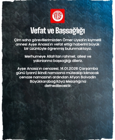 Başsağlığı: Ayşe Anasız’ı Kaybettik