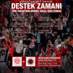 Antalyaspor’a Destek İçin Tribünleri Doldur!